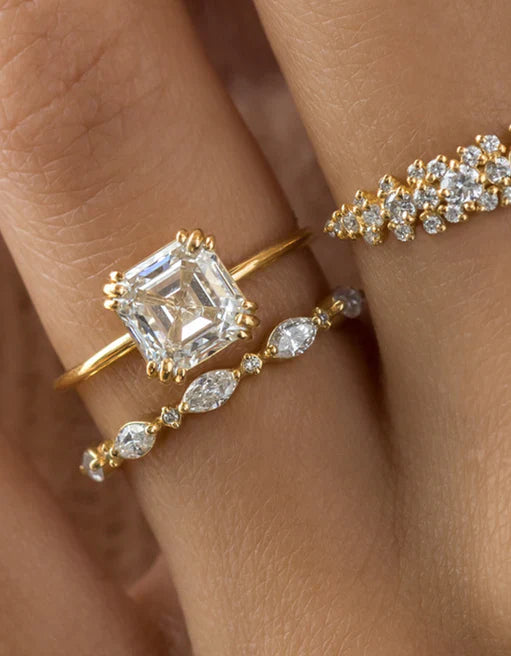 Asscher Engagement Rings