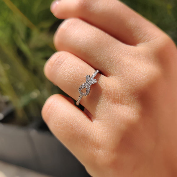 0.13 CT Round Ribbon Pave Style Lab Grown Diamond Engagement Ring - 05 8e2d5aa2 277a 49be b8b1 116966f864c8