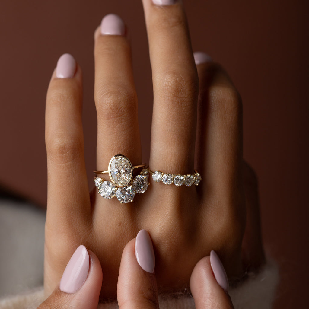 Solitaire-Oval Lab Grown Diamond Engagement Ring