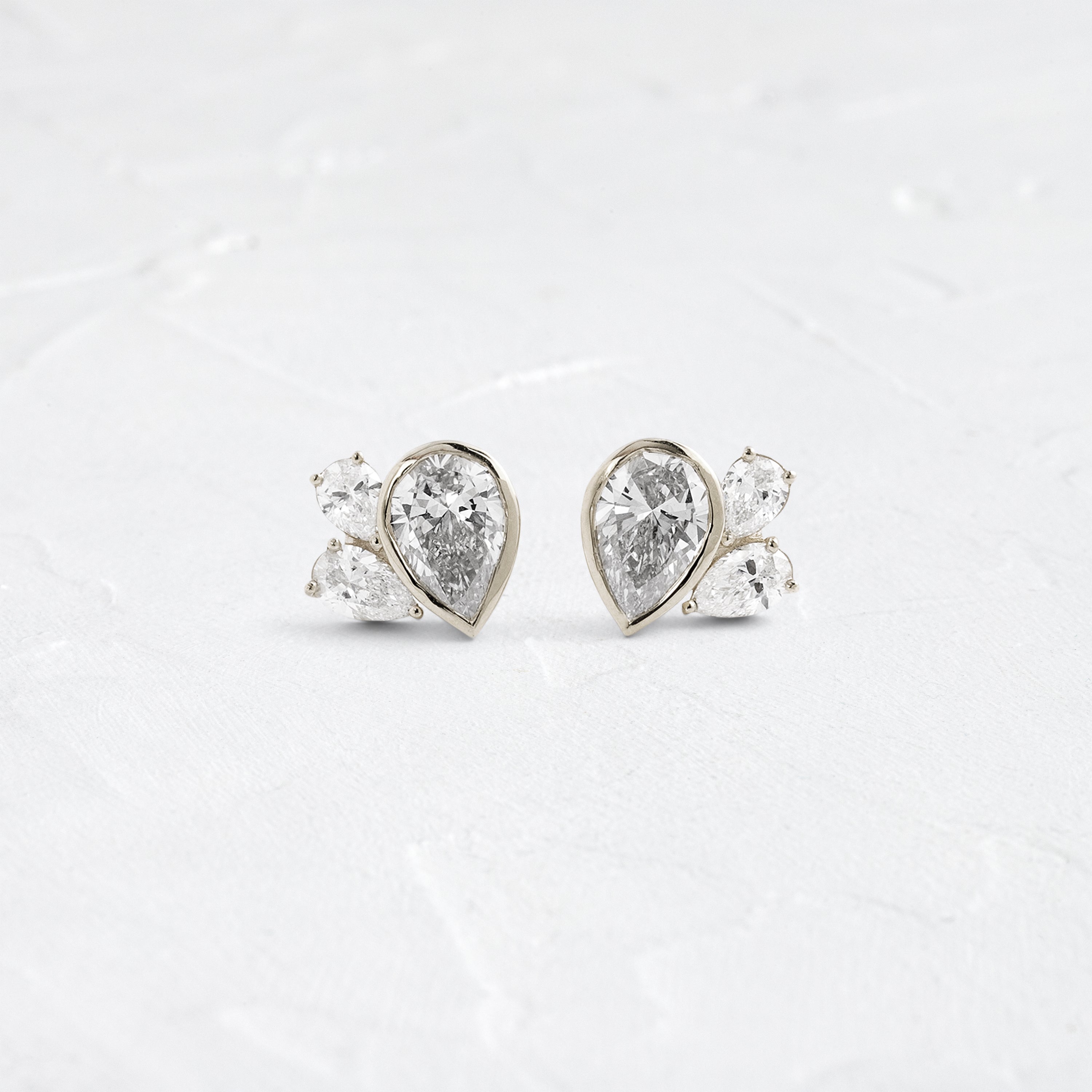 Solitaire- 1.0CT Oval Lab Grown Diamond Earrings