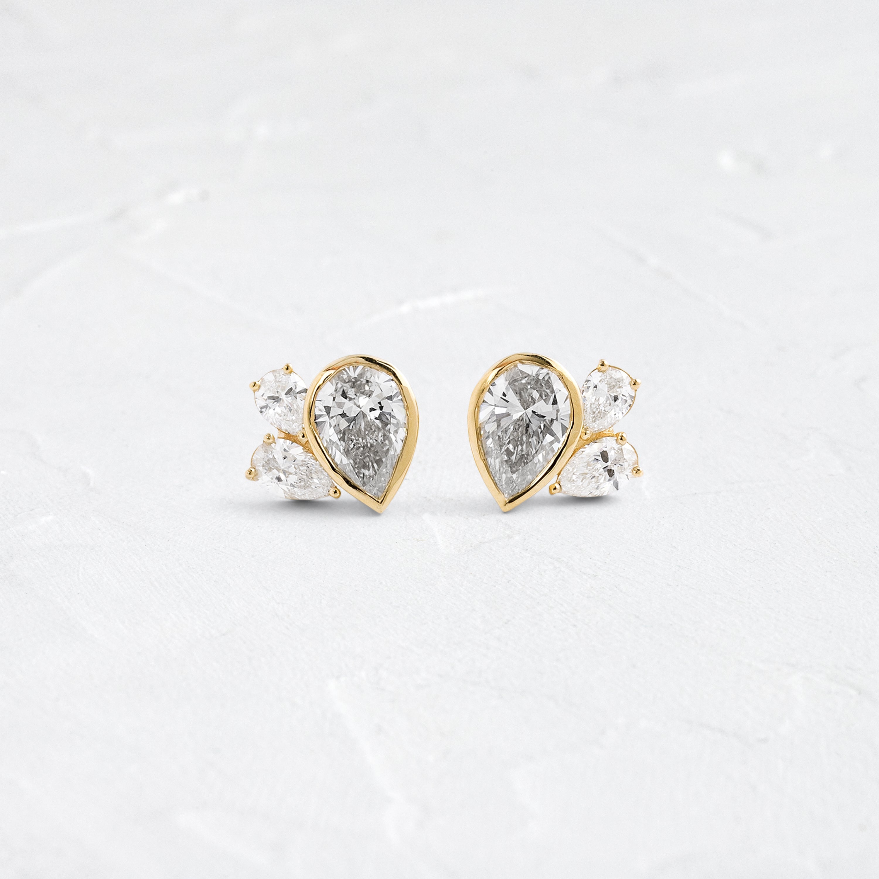 Solitaire- 1.0CT Oval Lab Grown Diamond Earrings