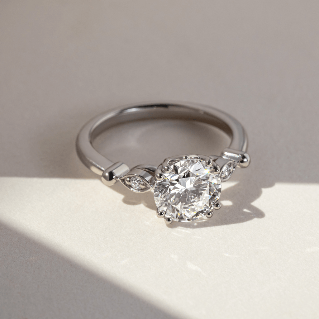 Solitaire-Oval Lab Grown Diamond Engagement Ring