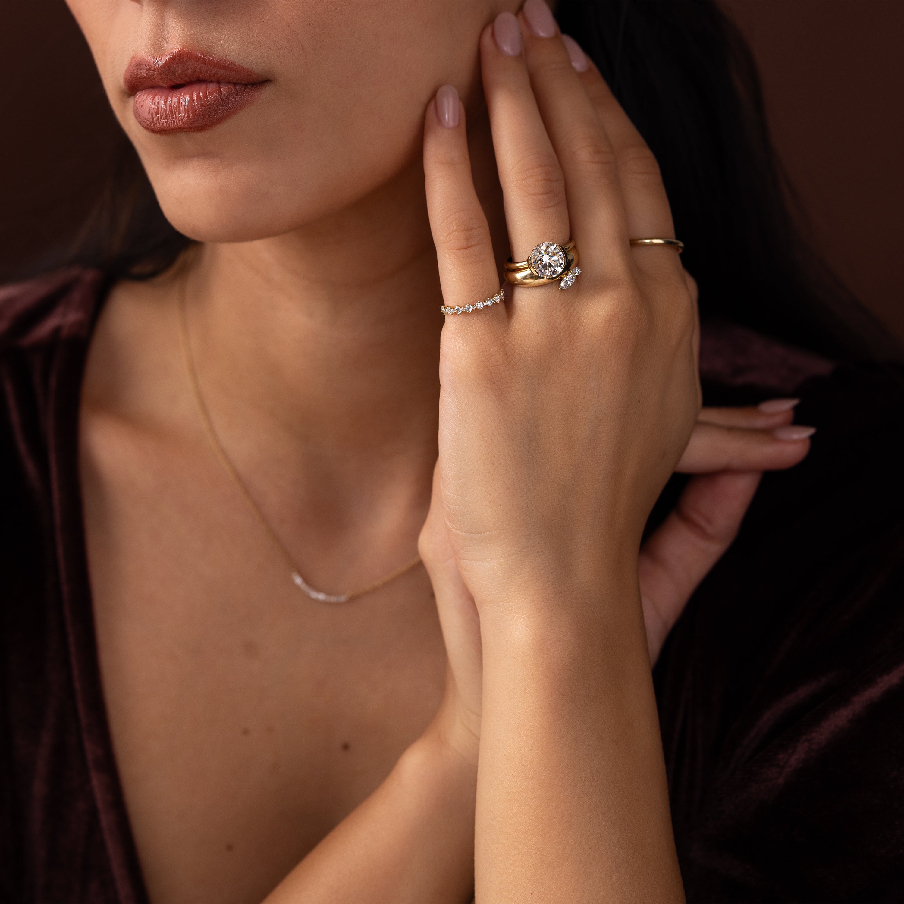 Solitaire-Oval Lab Grown Diamond Engagement Ring