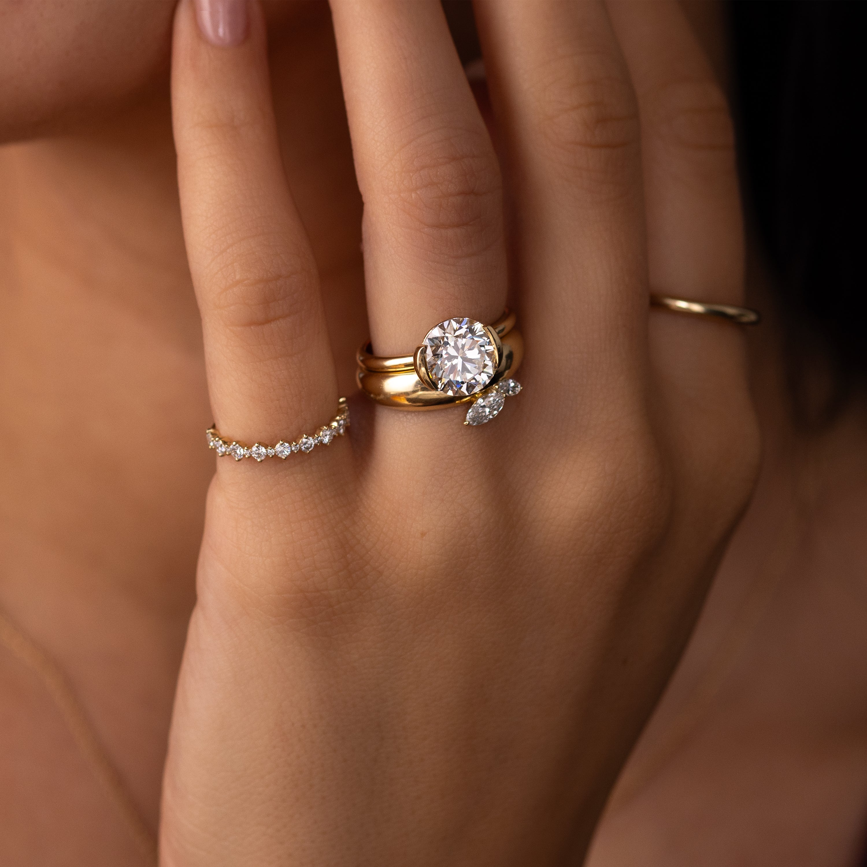 Solitaire-Oval Lab Grown Diamond Engagement Ring
