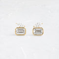 Solitaire- 1.0CT Oval Lab Grown Diamond Earrings