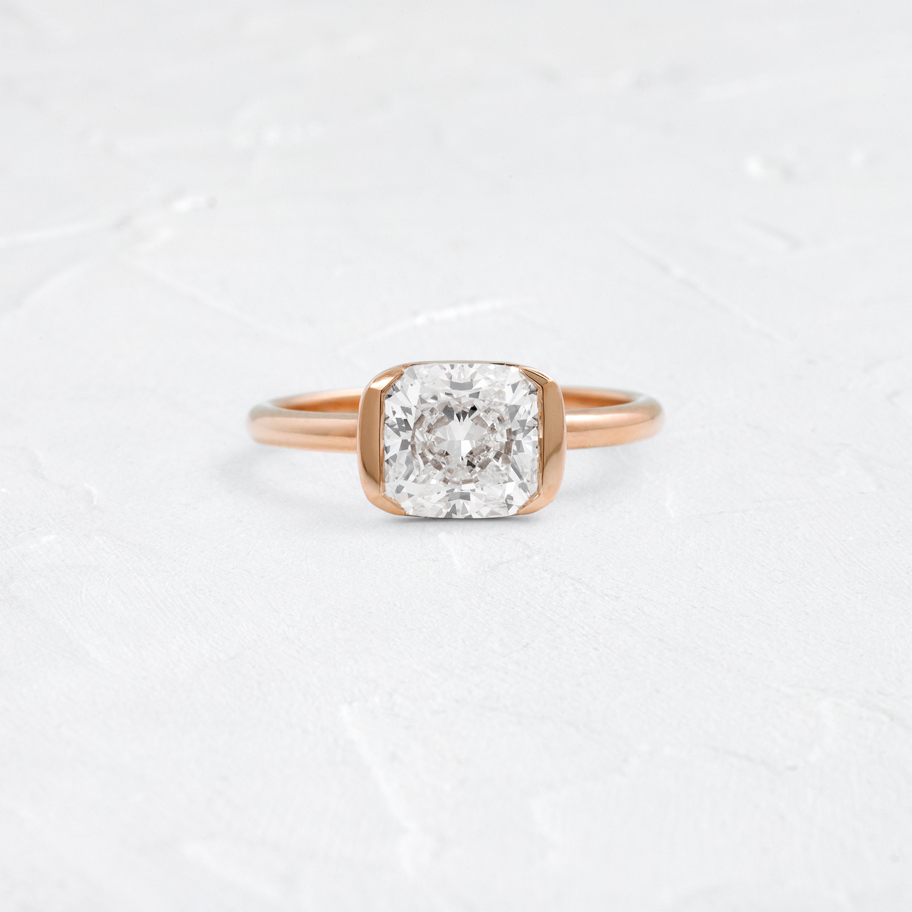 Solitaire-Oval Lab Grown Diamond Engagement Ring