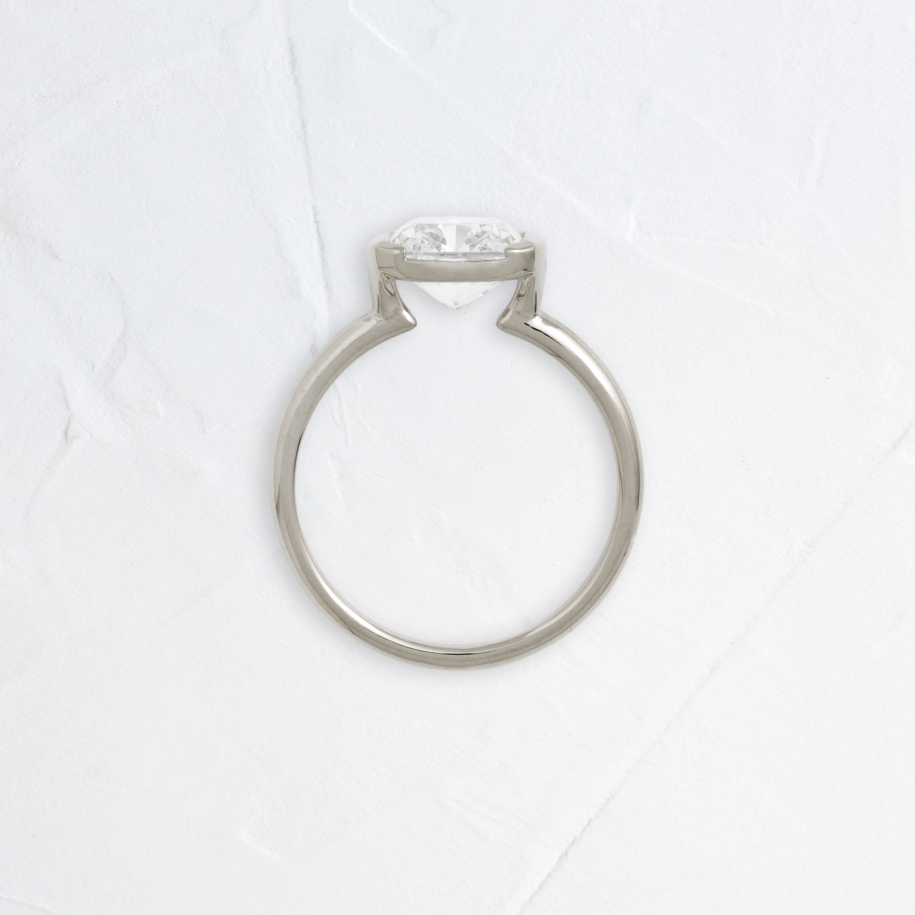 Solitaire-Oval Lab Grown Diamond Engagement Ring