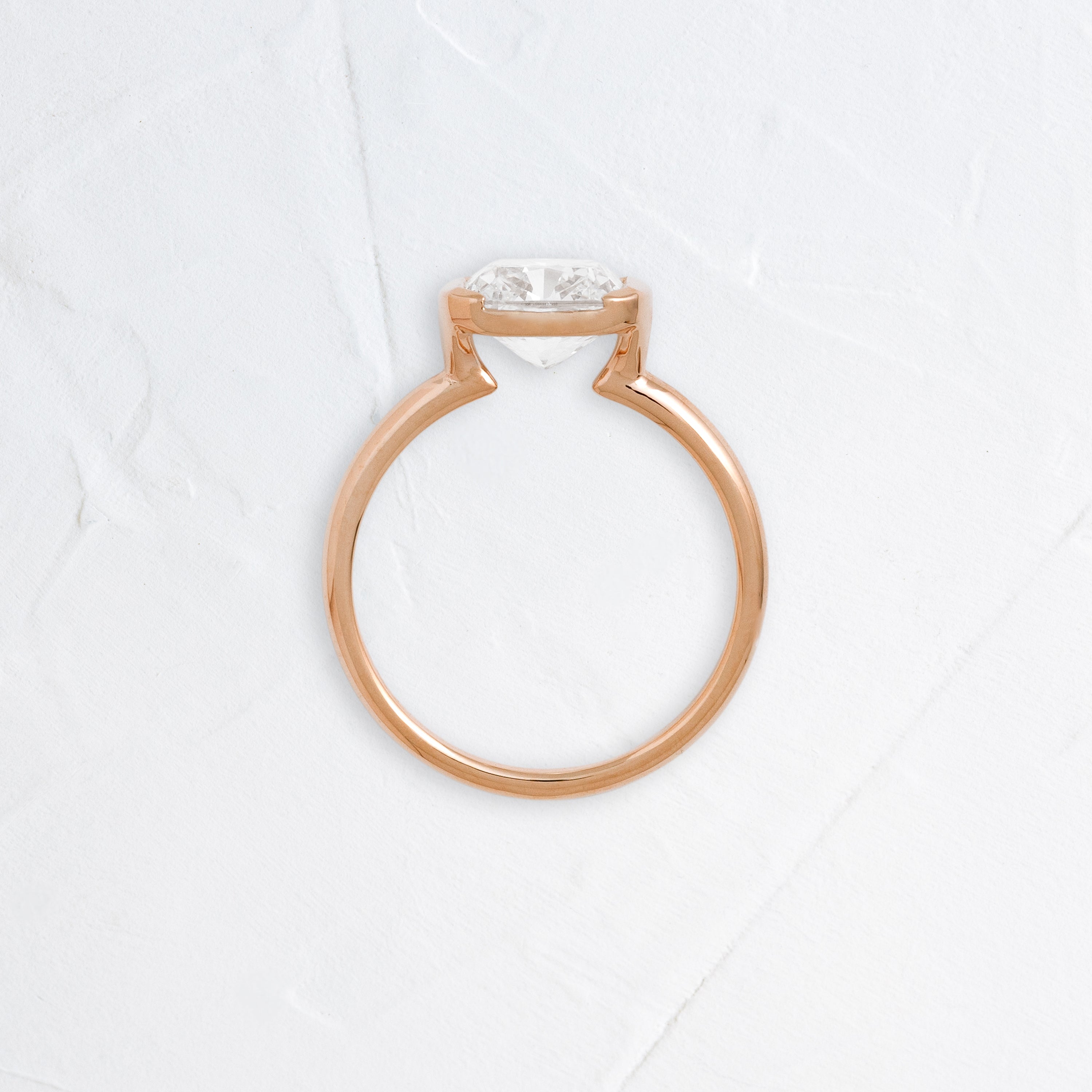 Solitaire-Oval Lab Grown Diamond Engagement Ring