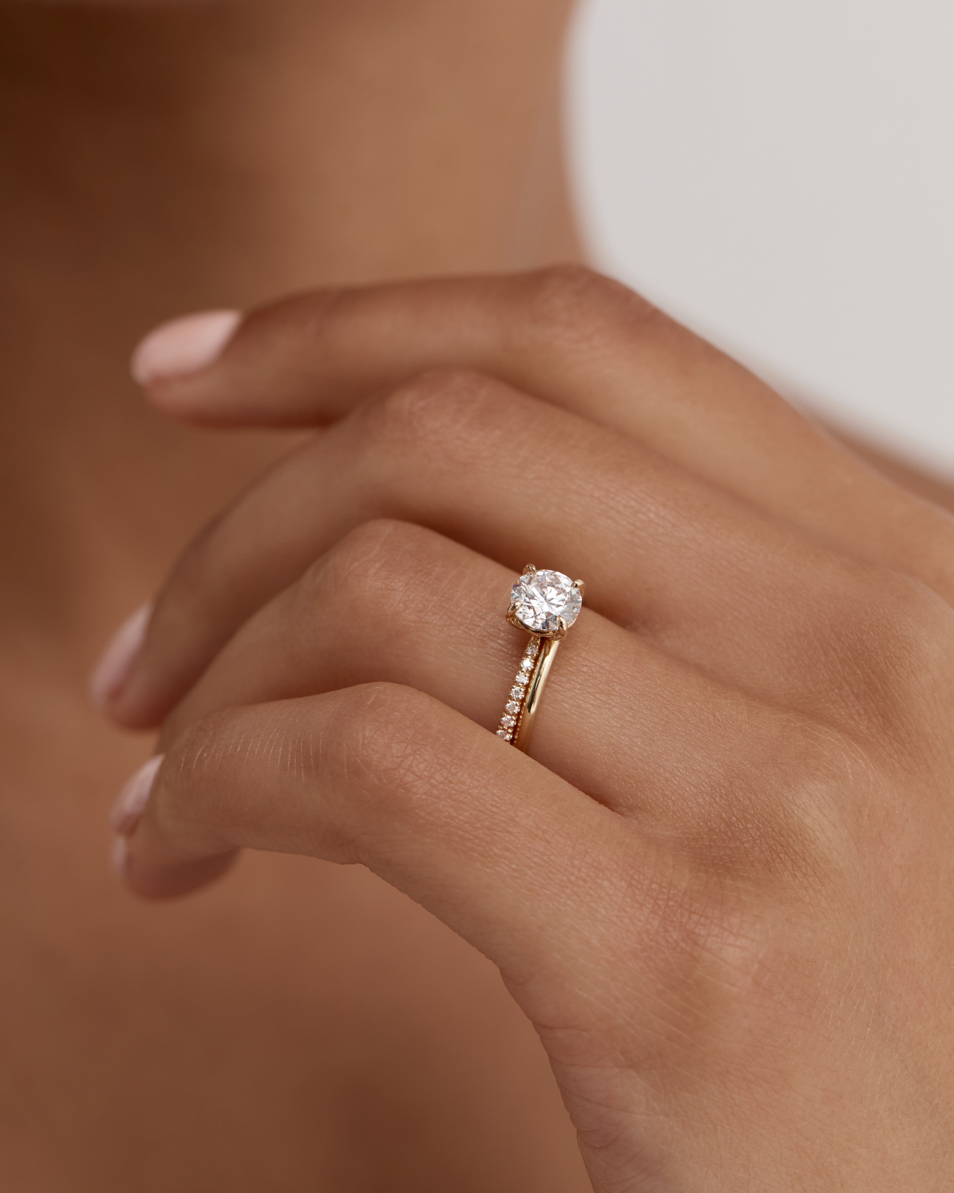 Solitaire-Oval Lab Grown Diamond Engagement Ring