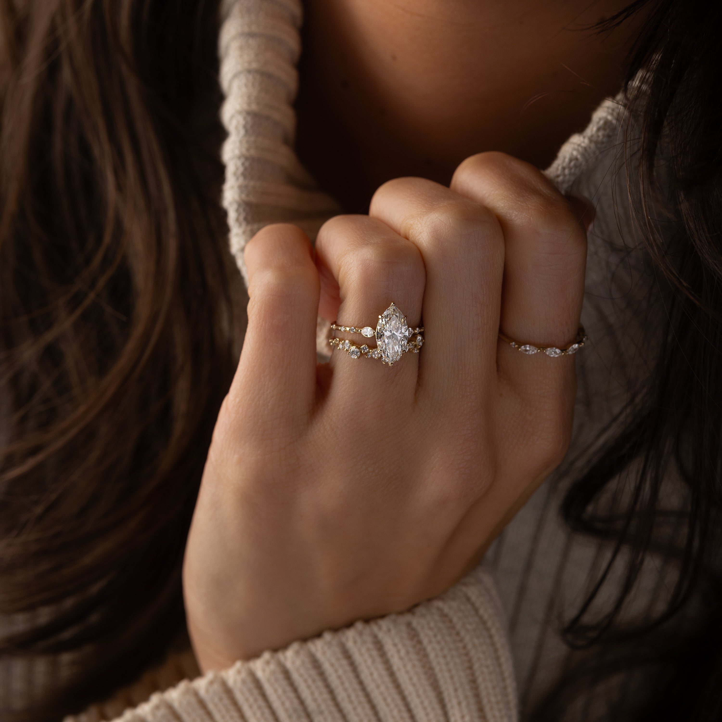 Solitaire-Oval Lab Grown Diamond Engagement Ring