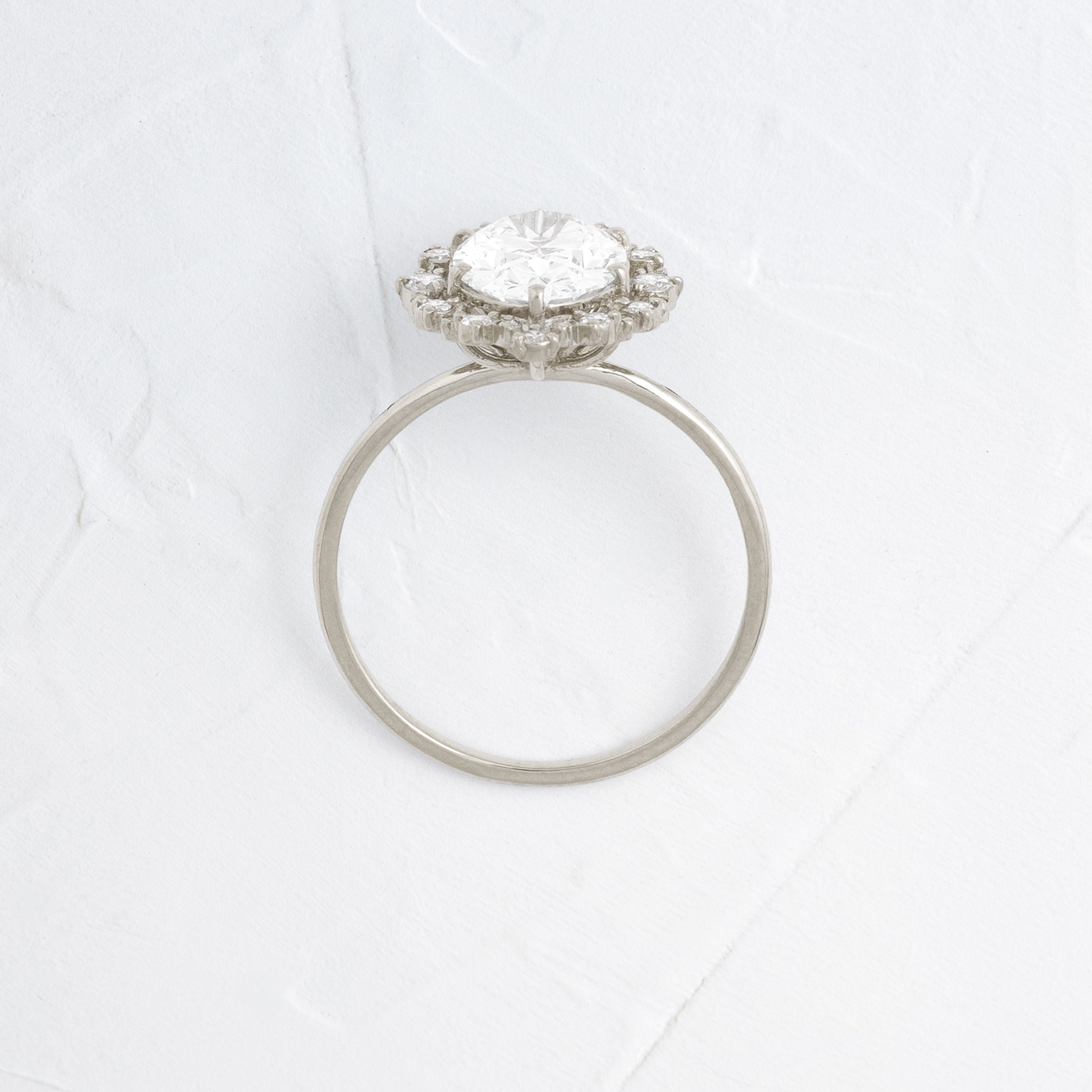 Solitaire-Oval Lab Grown Diamond Engagement Ring