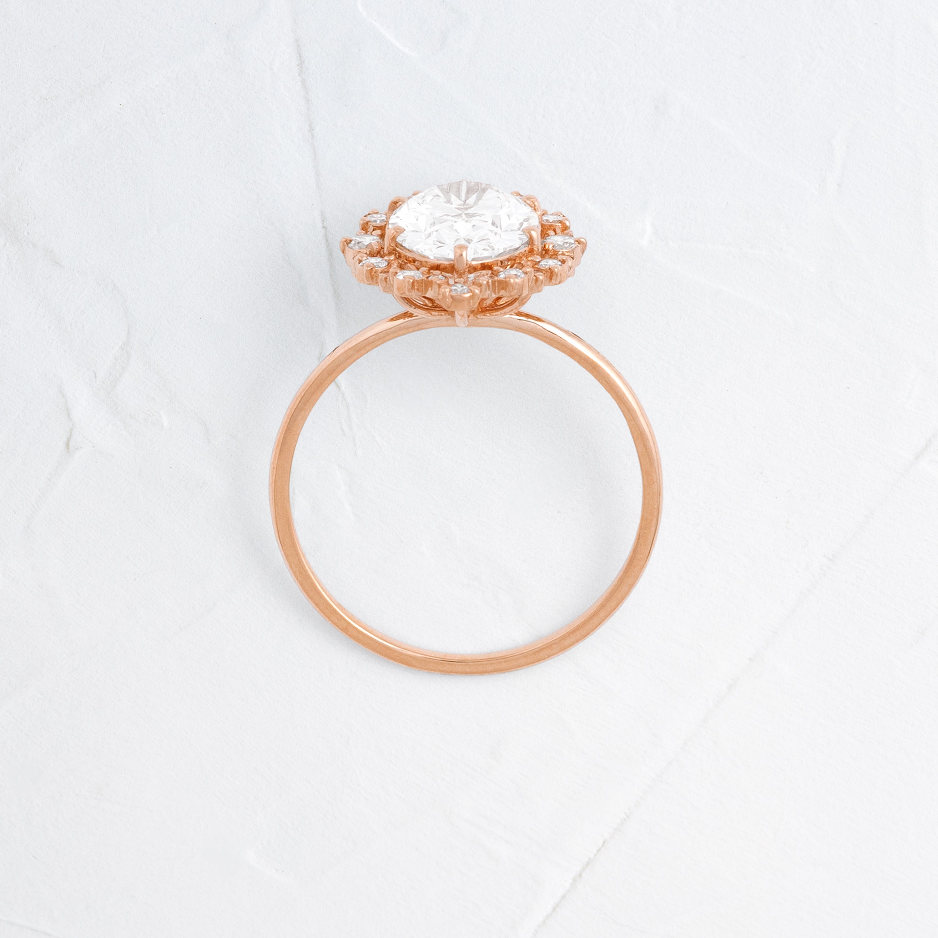 Solitaire-Oval Lab Grown Diamond Engagement Ring