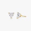 Solitaire- 0.50 CT Trillion Moissanite Stud Earrings