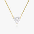 Solitaire- 0.25 CT Trillion Moissanite Necklace