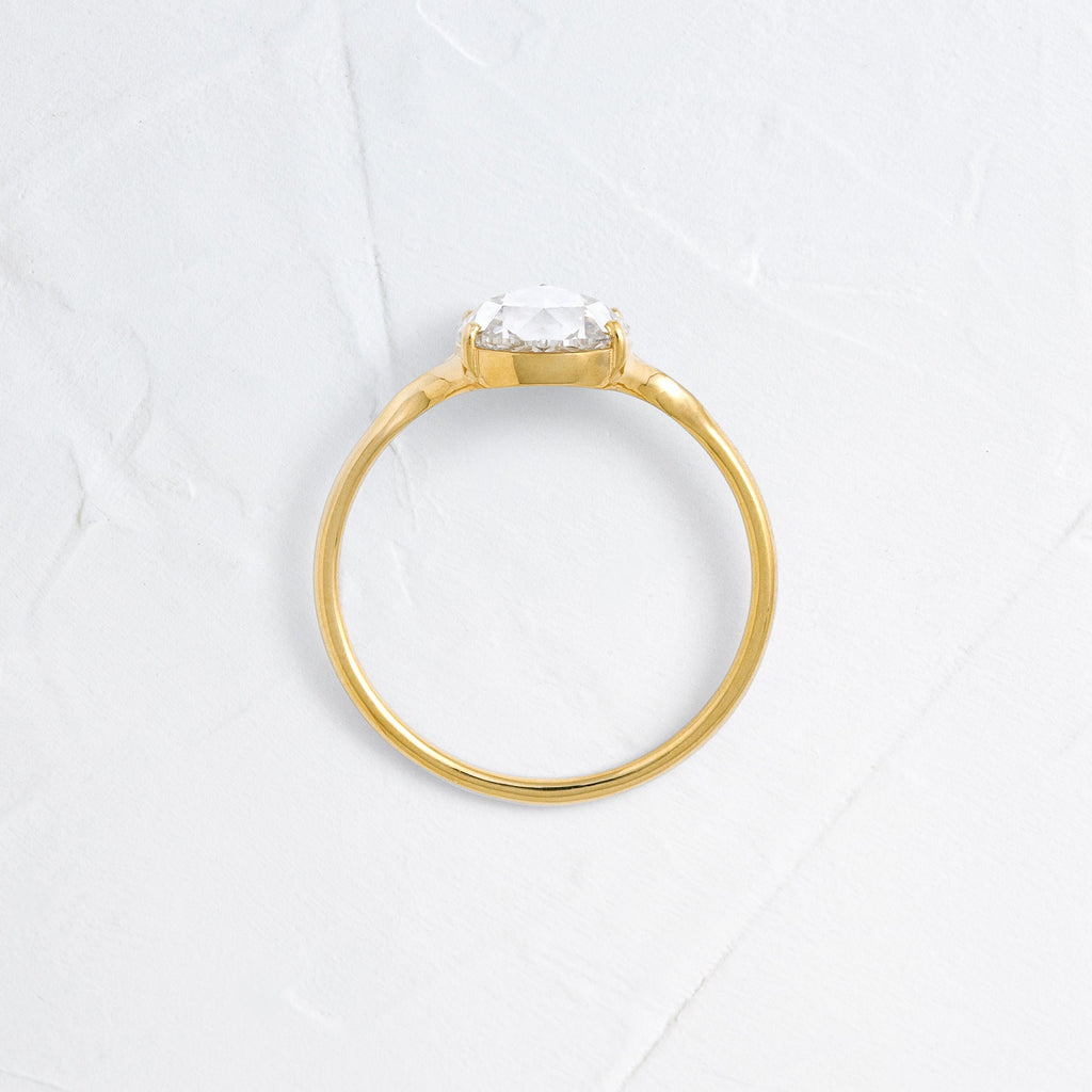 Solitaire-Oval Lab Grown Diamond Engagement Ring