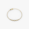 Linked Tennis- 0.85 CT Round Moissanite Bracelet