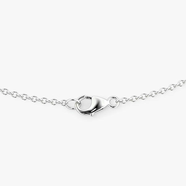 Solitaire Pear Drop- 1.5 CT Round Moissanite Necklace - Solitaire Pear Drop- 1.5 CT Round Moissanite Necklace