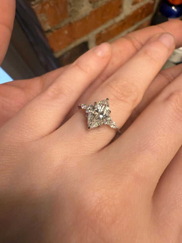 1.0 CT Marquise Cluster Style Lab Grown Diamond Engagement Ring - 1774353564  0  M5dj7vJs  iap fullxfull.7427909578 ehx4yd4b  original