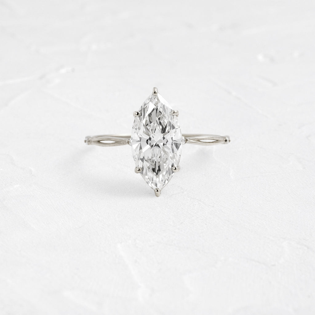 Solitaire-Oval Lab Grown Diamond Engagement Ring