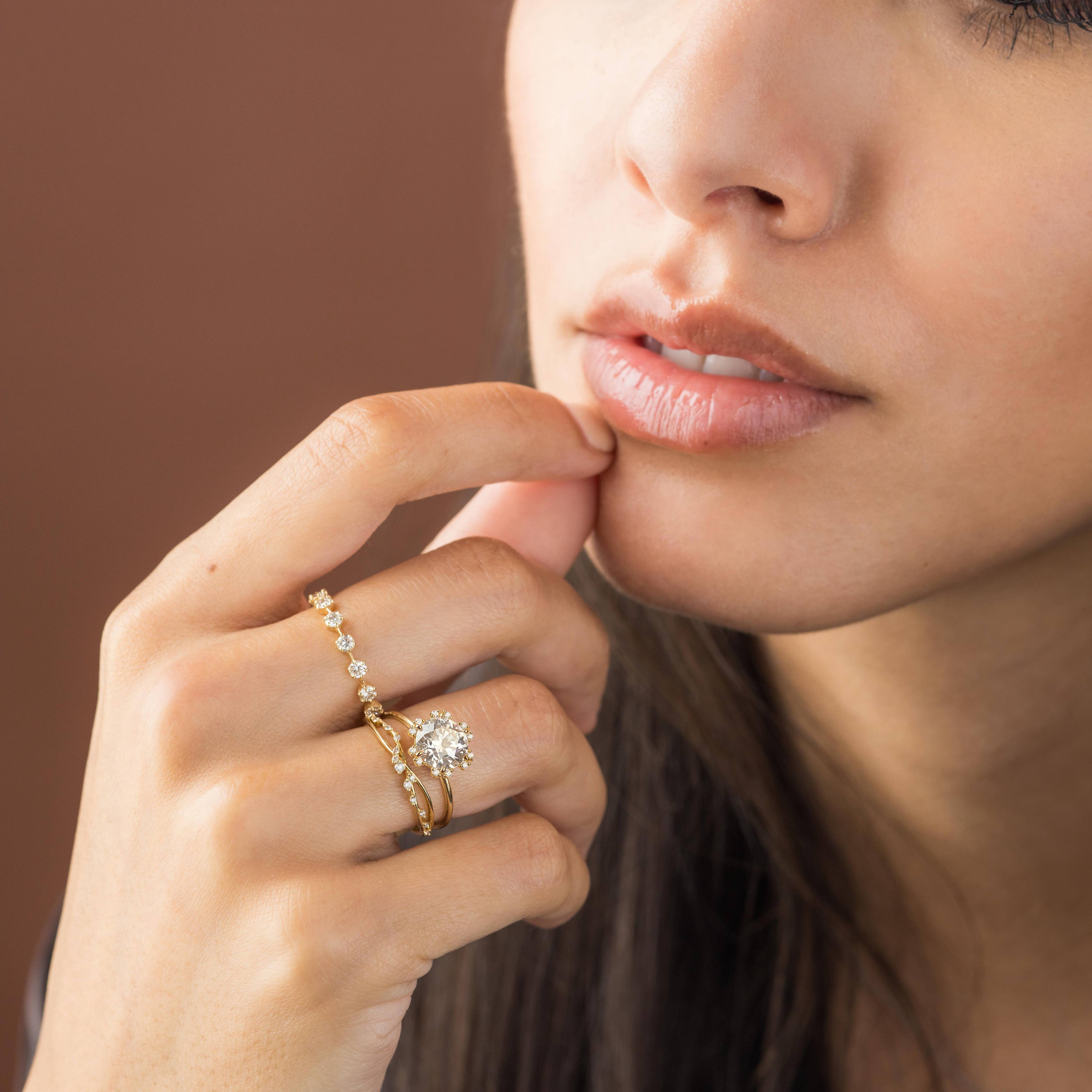 Solitaire-Oval Lab Grown Diamond Engagement Ring
