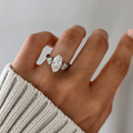 Solitaire-Oval Lab Grown Diamond Engagement Ring