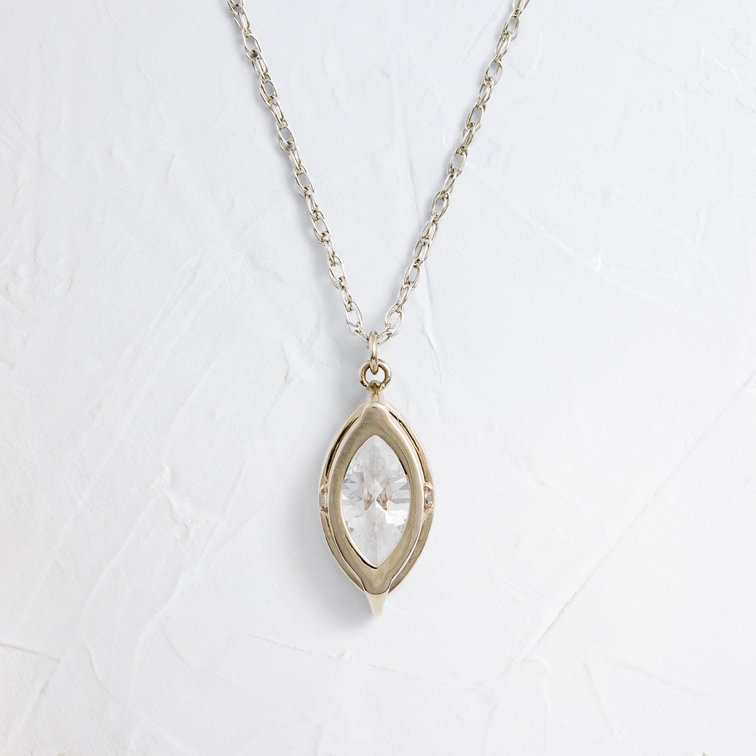 Solitaire- 1.0 CT Oval Lab Grown Diamond Necklace