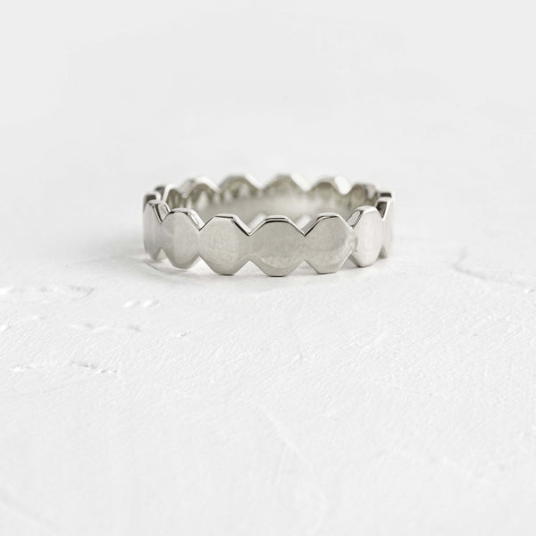 Octagon- Men's Wedding Band - Classic- Men's Wedding Band