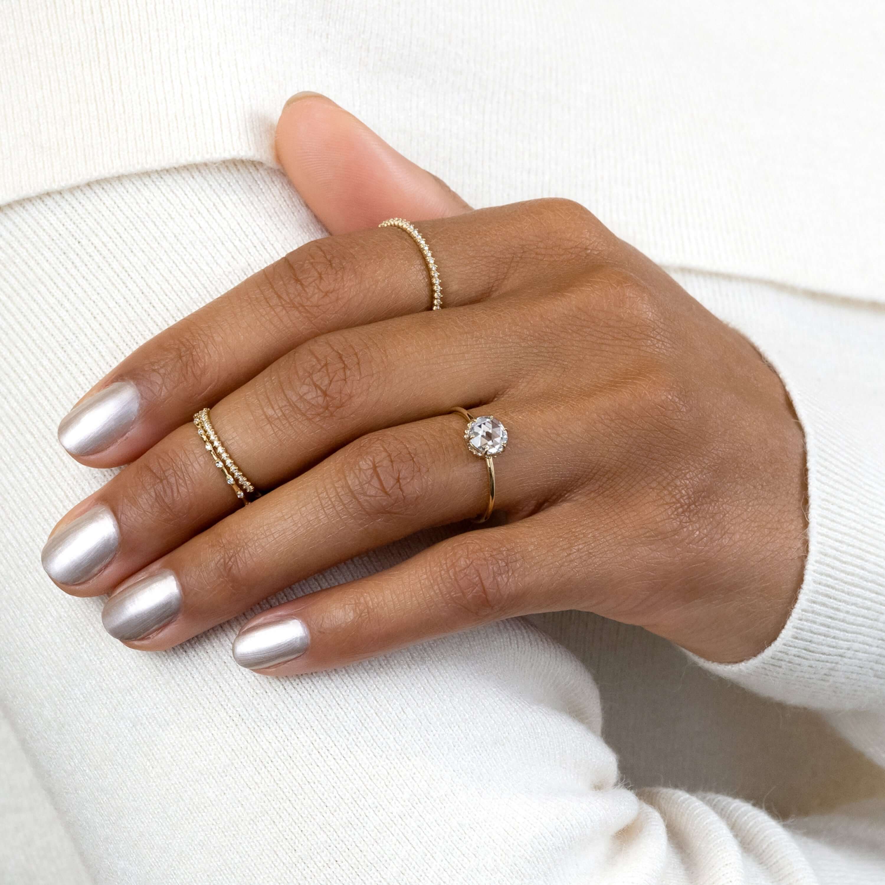 Solitaire-Oval Lab Grown Diamond Engagement Ring