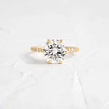 Solitaire-Oval Lab Grown Diamond Engagement Ring