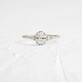 Solitaire-Oval Lab Grown Diamond Engagement Ring