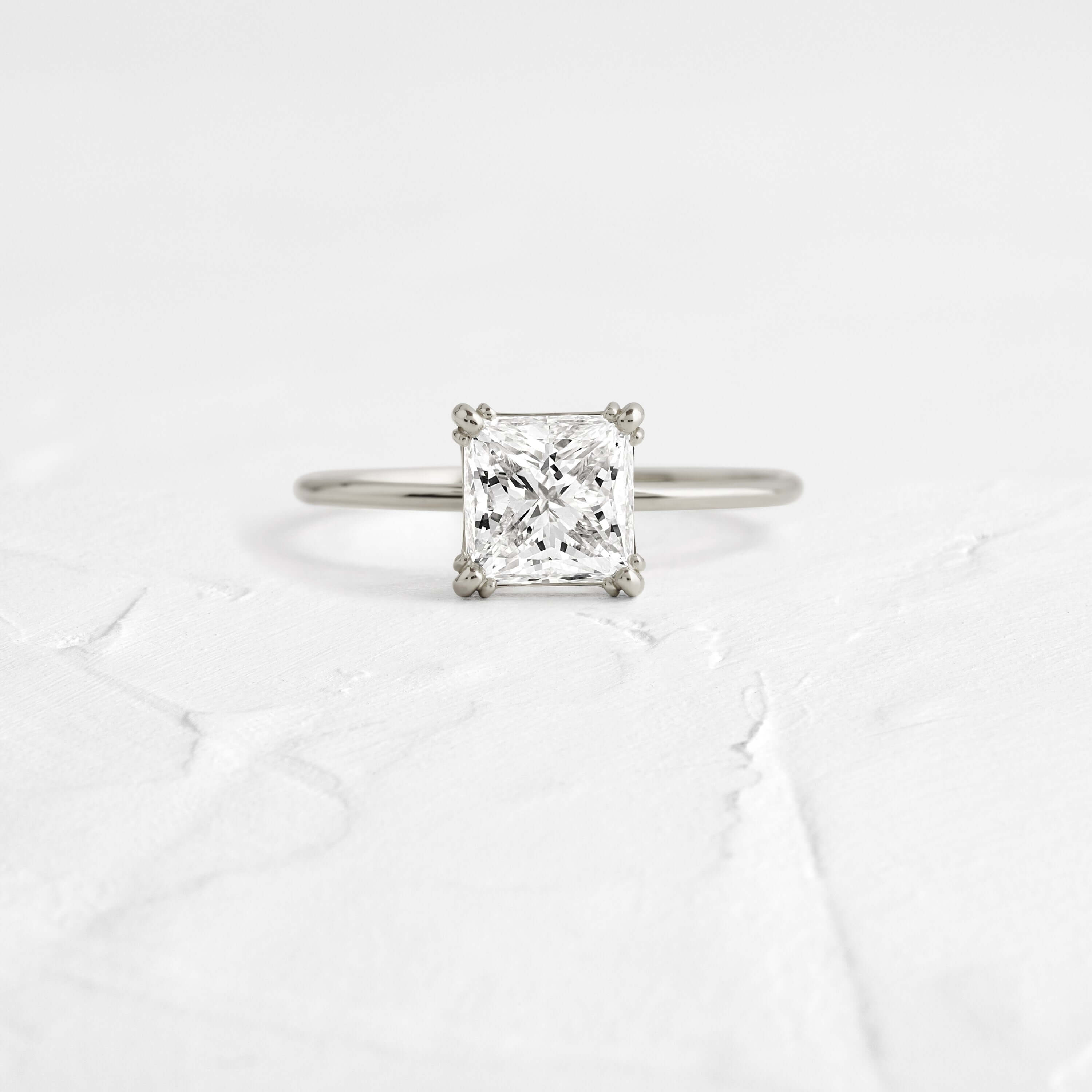 Solitaire-Oval Lab Grown Diamond Engagement Ring