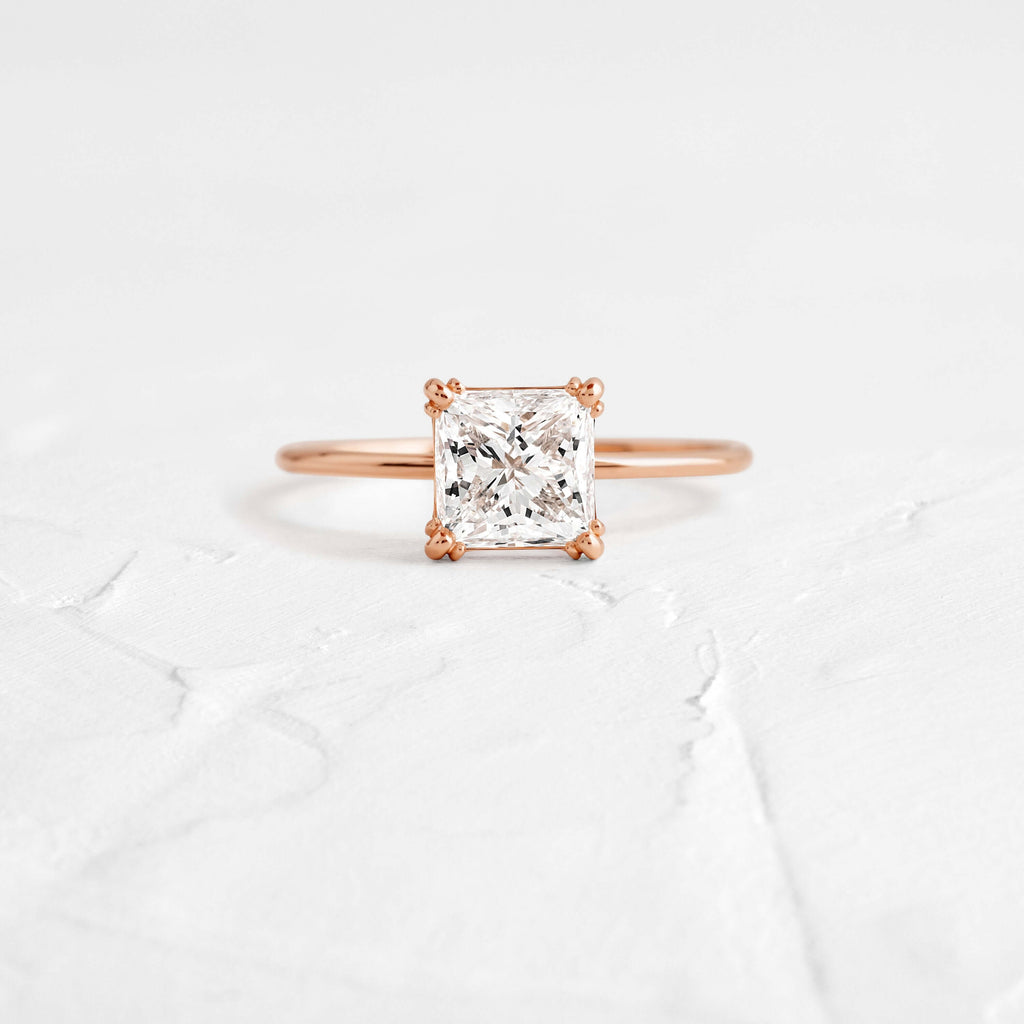Solitaire-Oval Lab Grown Diamond Engagement Ring