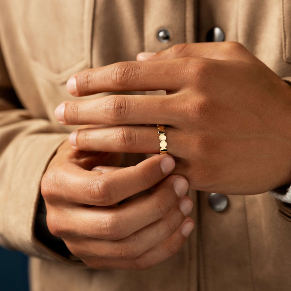 Octagon- Men's Wedding Band - Classic- Men's Wedding Band