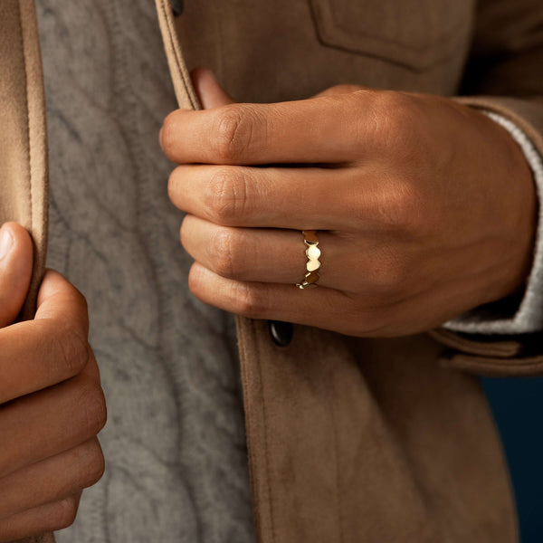 Octagon- Men's Wedding Band - Classic- Men's Wedding Band