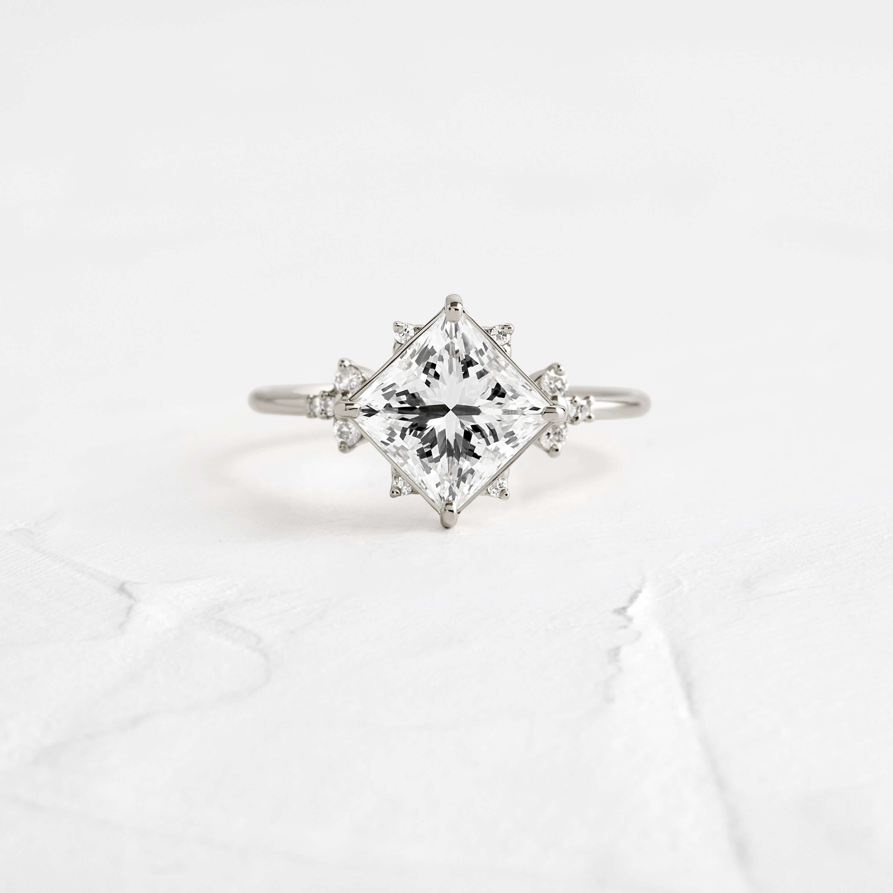 Solitaire-Oval Lab Grown Diamond Engagement Ring