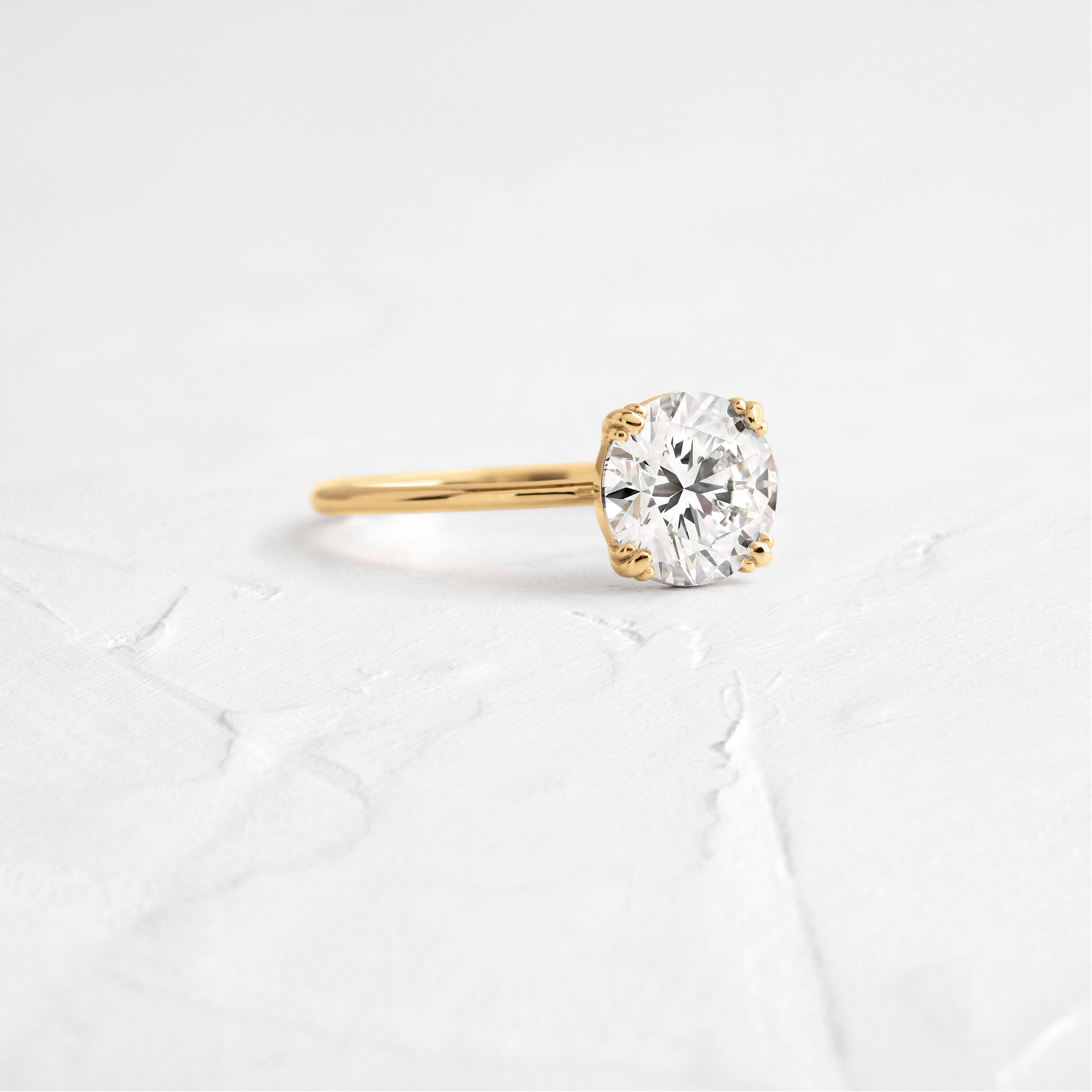 Solitaire-Oval Lab Grown Diamond Engagement Ring