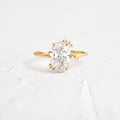 Solitaire-Oval Lab Grown Diamond Engagement Ring