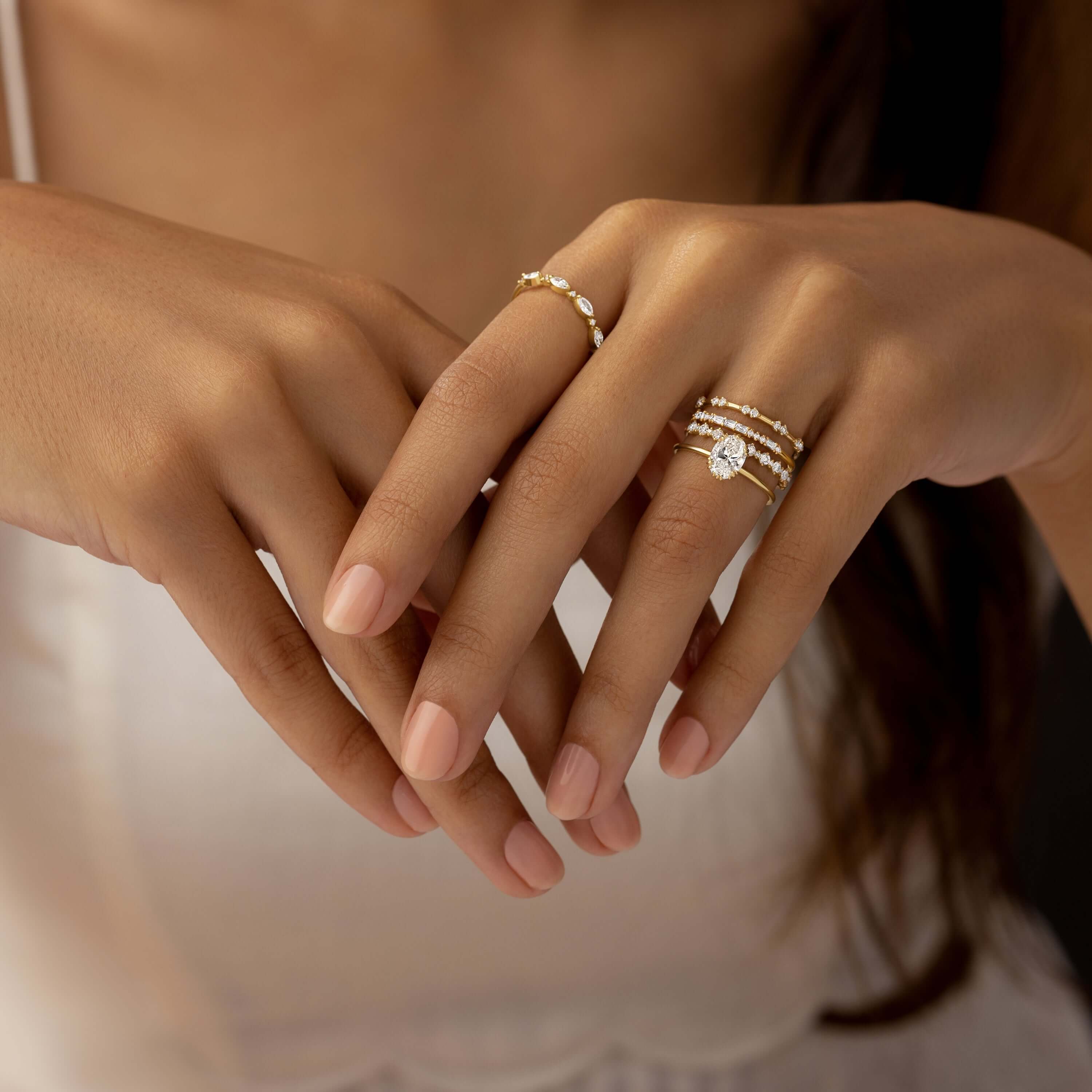Solitaire-Oval Lab Grown Diamond Engagement Ring