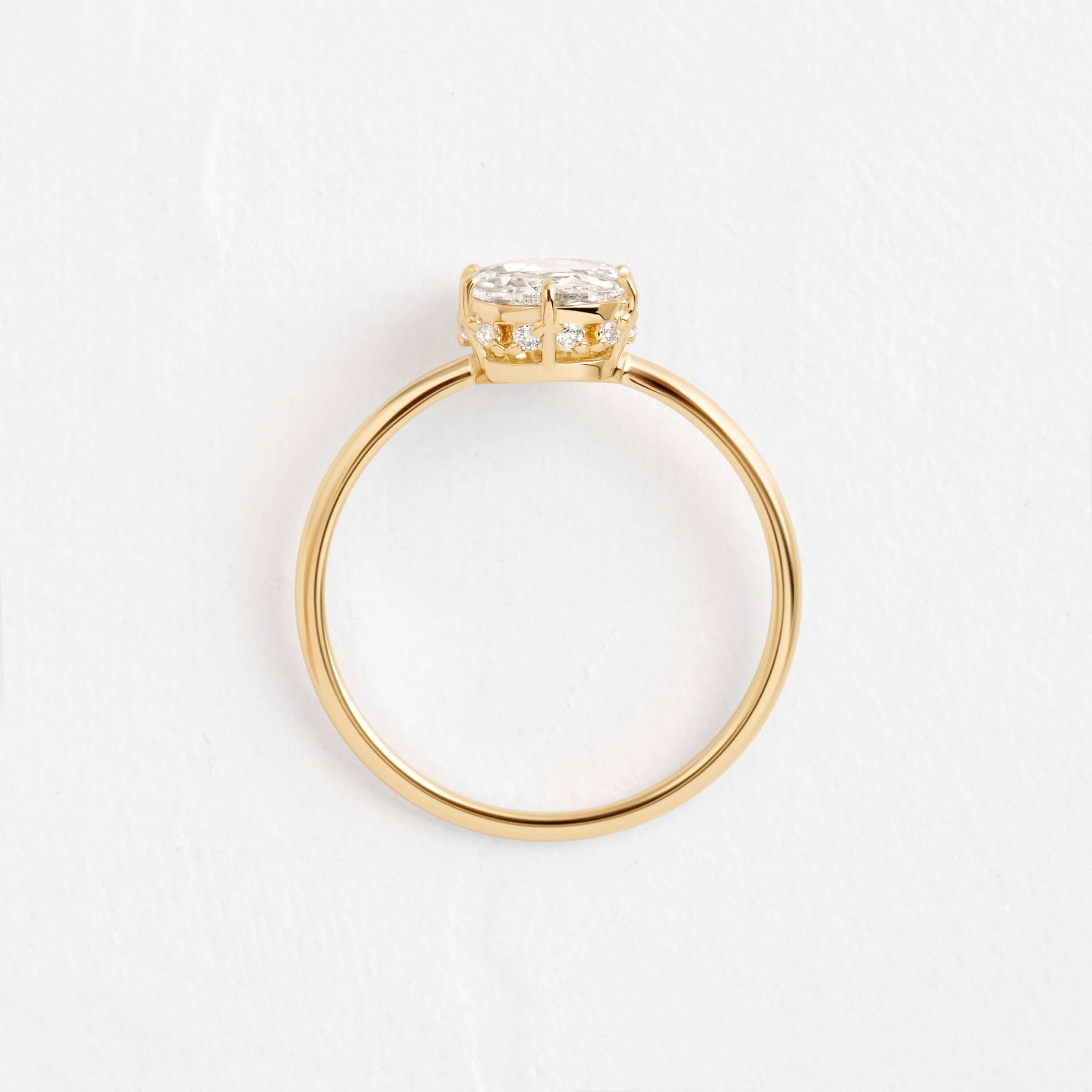 Solitaire-Oval Lab Grown Diamond Engagement Ring