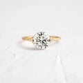 Solitaire-Oval Lab Grown Diamond Engagement Ring