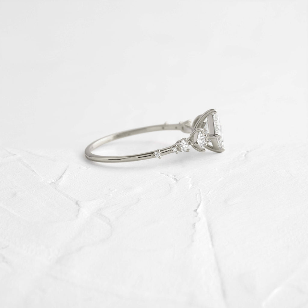 Solitaire-Oval Lab Grown Diamond Engagement Ring