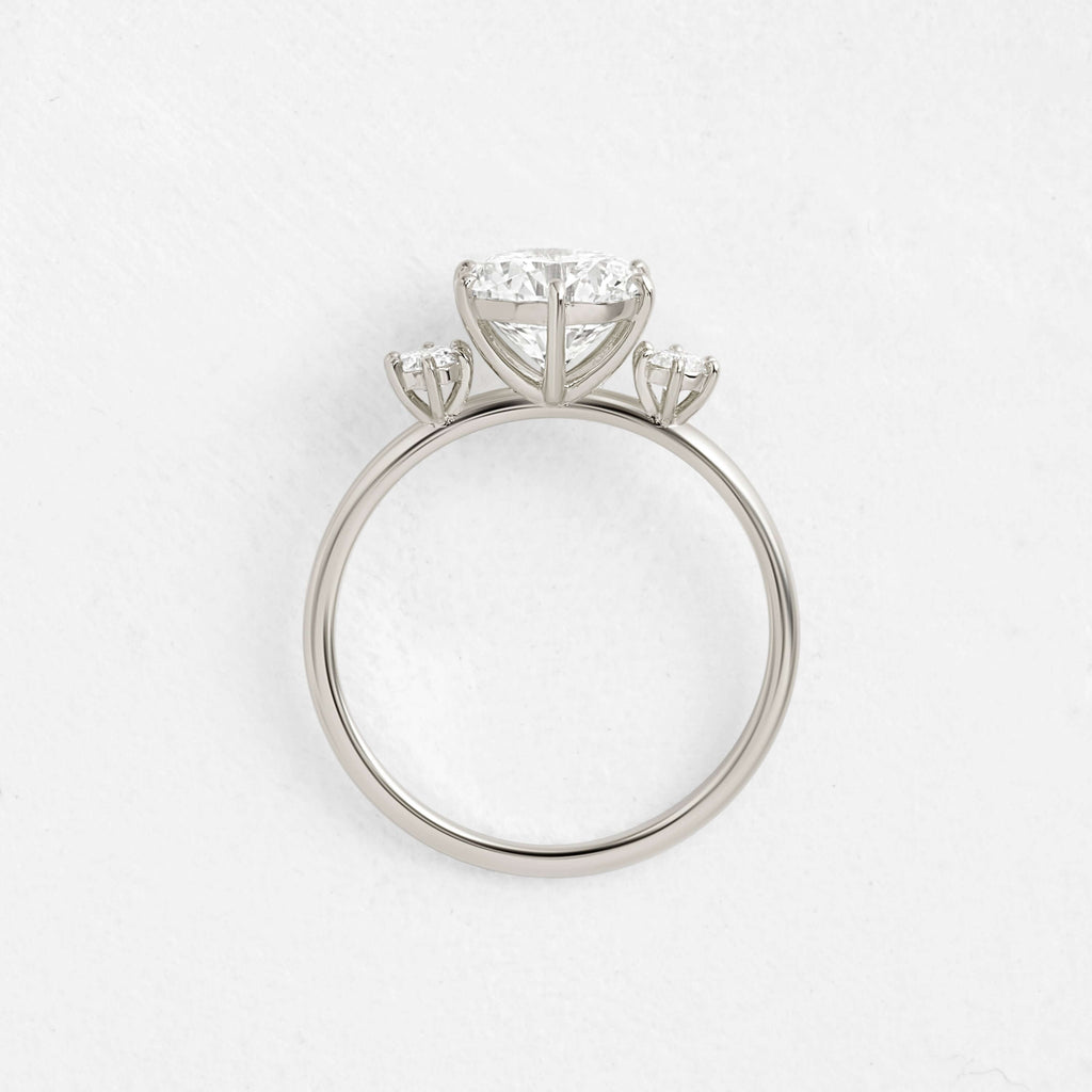 Solitaire-Oval Lab Grown Diamond Engagement Ring