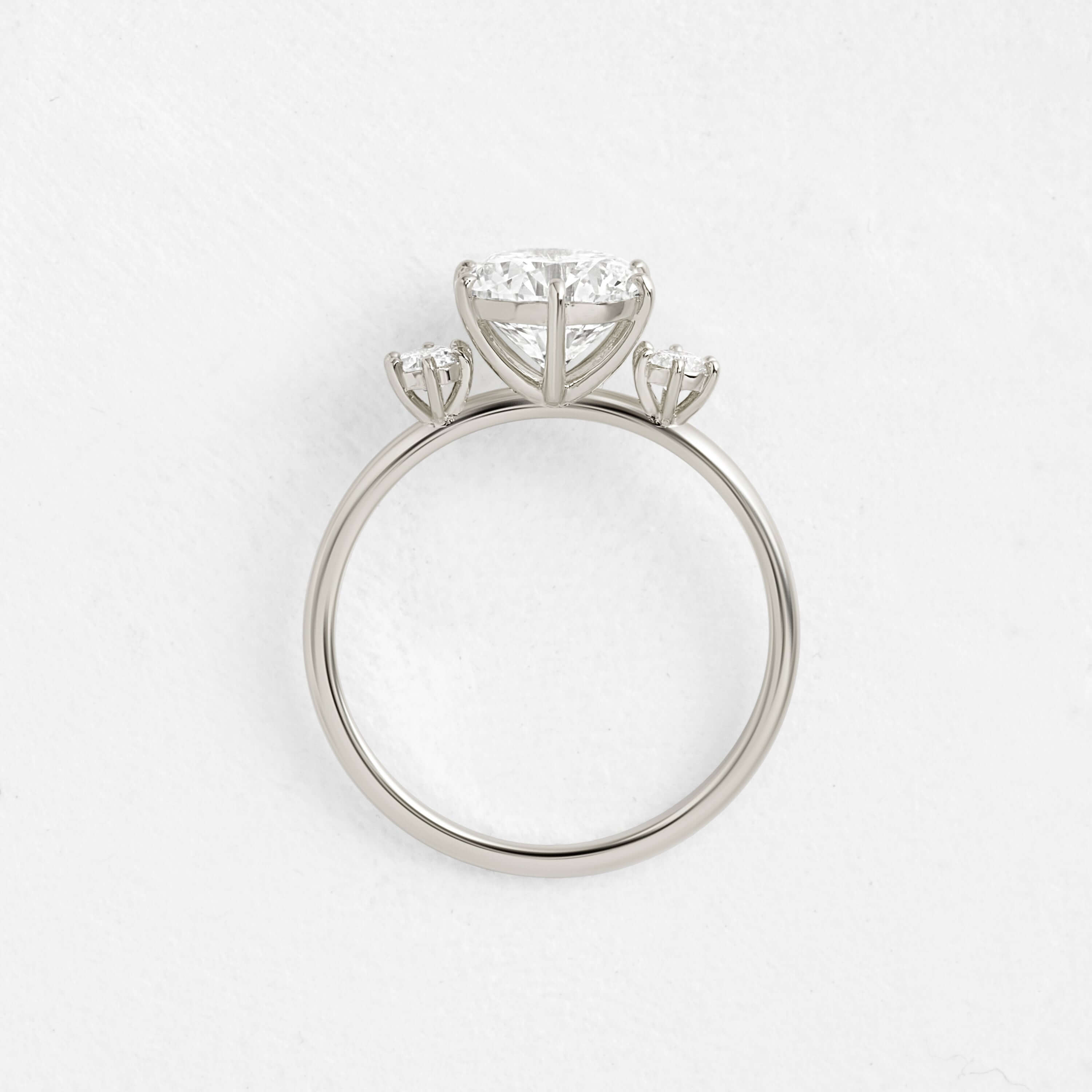 Solitaire-Oval Lab Grown Diamond Engagement Ring