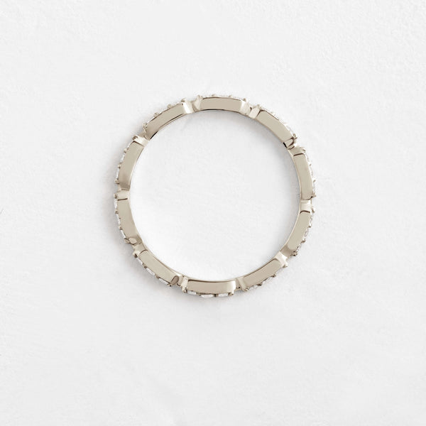 Block Eternity- 0.45 CT Round Lab Grown Diamond Wedding Band - Eternity- 0.50 CT Round Lab Grown Diamond Wedding Band