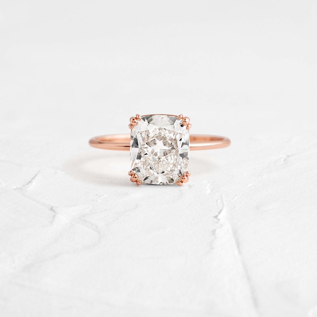 Solitaire-Oval Lab Grown Diamond Engagement Ring