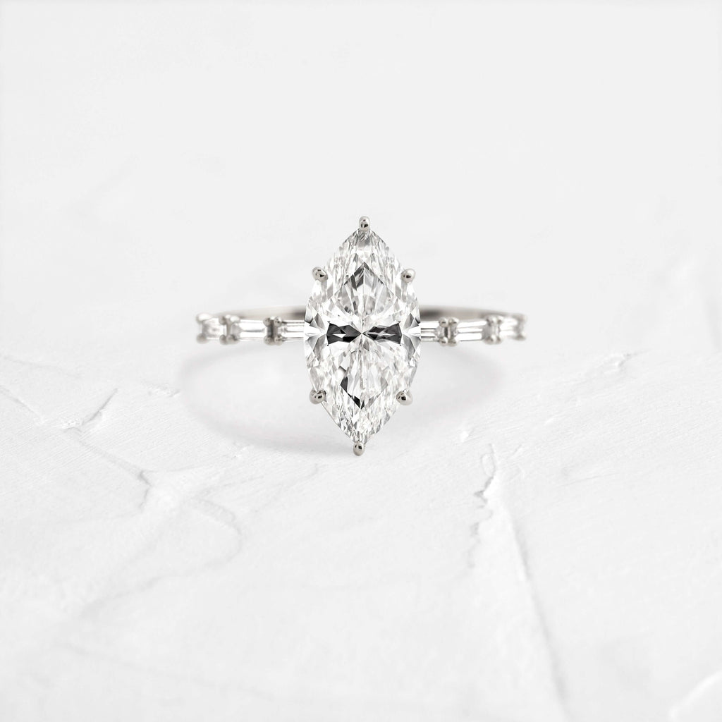 Solitaire-Oval Lab Grown Diamond Engagement Ring