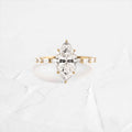 Solitaire-Oval Lab Grown Diamond Engagement Ring