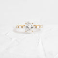 Solitaire-Oval Lab Grown Diamond Engagement Ring