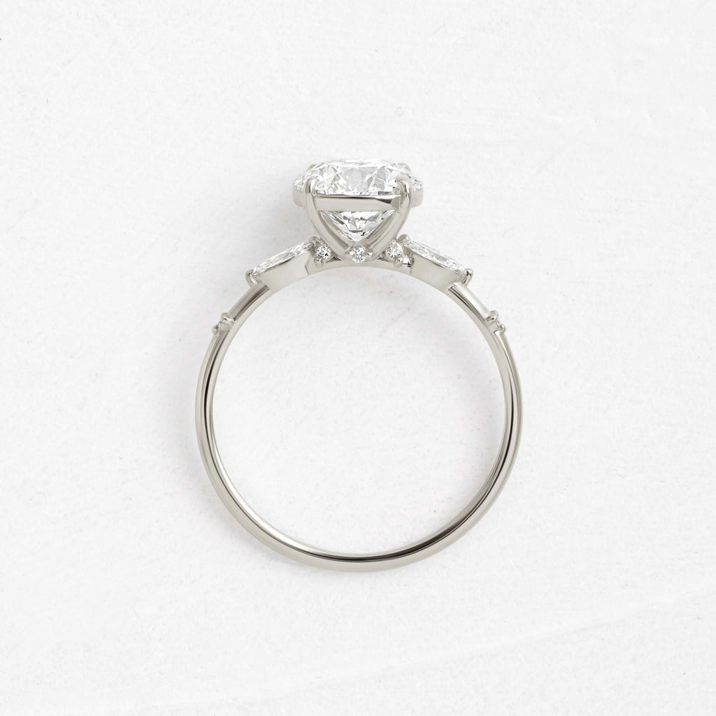 Solitaire-Oval Lab Grown Diamond Engagement Ring