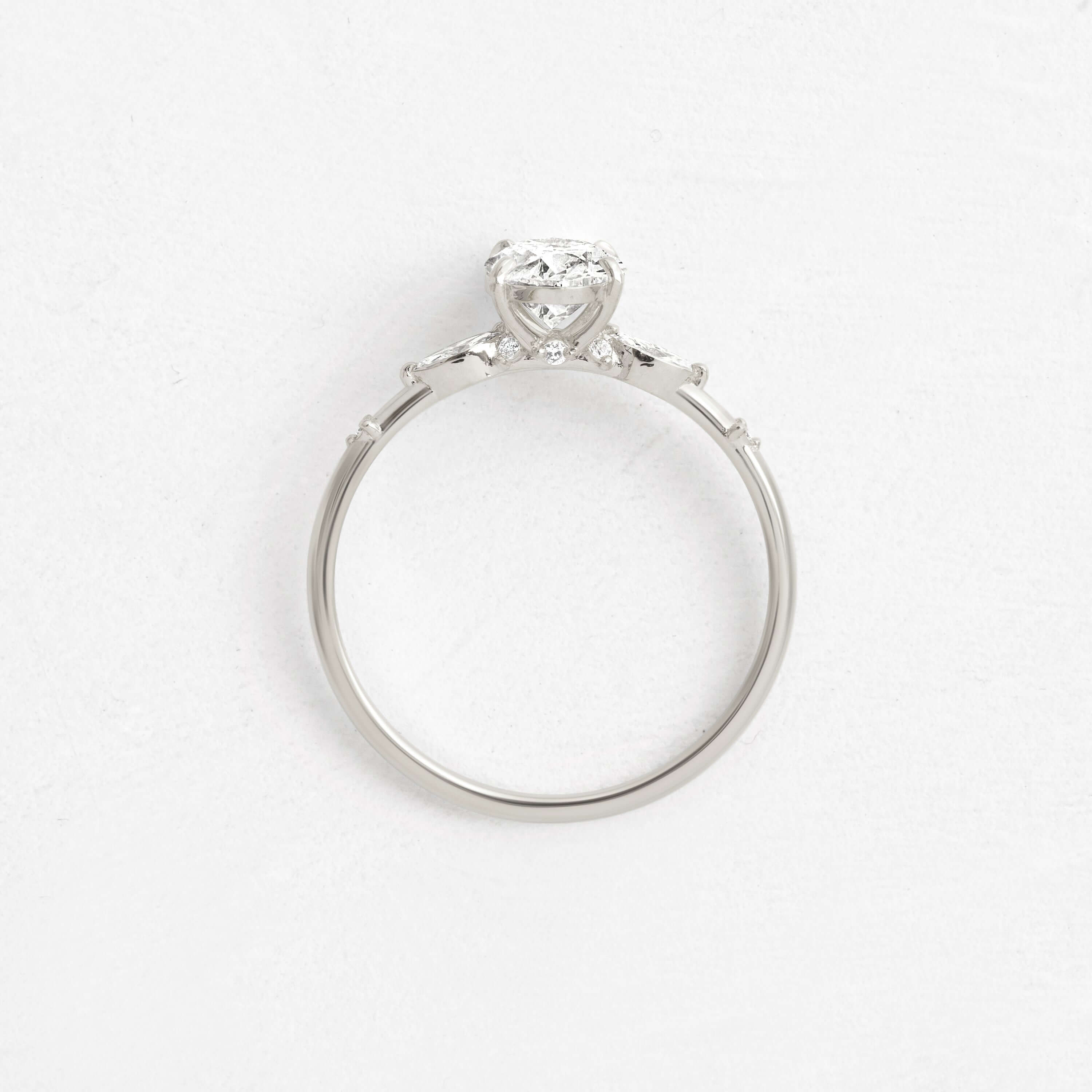 Solitaire-Oval Lab Grown Diamond Engagement Ring